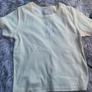 Yellow rhinestone Looney Tunes shirt